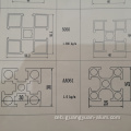 ANODIZED AND POWDER COATING ALUMINUM MODULAGI SA PROFILE